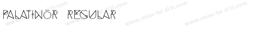 PalatinoR Regular字体转换